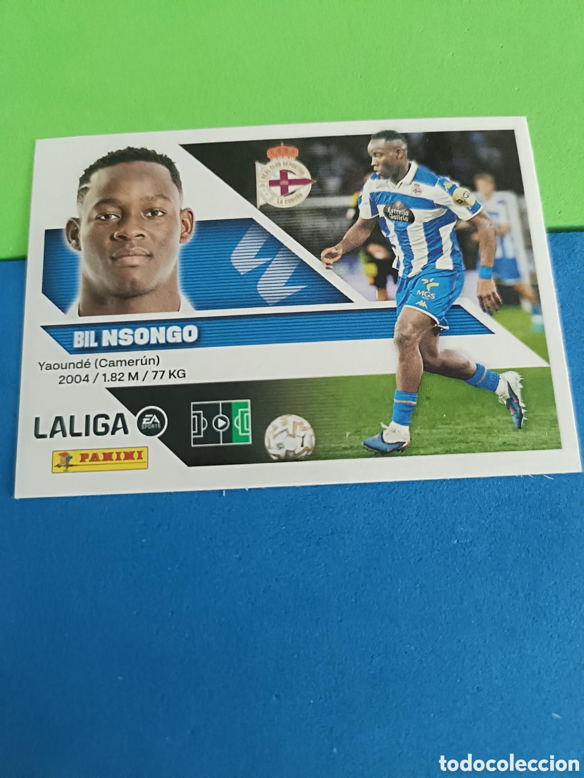 Cromos de f&uacute;tbol: Panini cromos stickers Liga este 2026 2027 26 27 - Deportivo Coru&ntilde;a 20 Nsongo