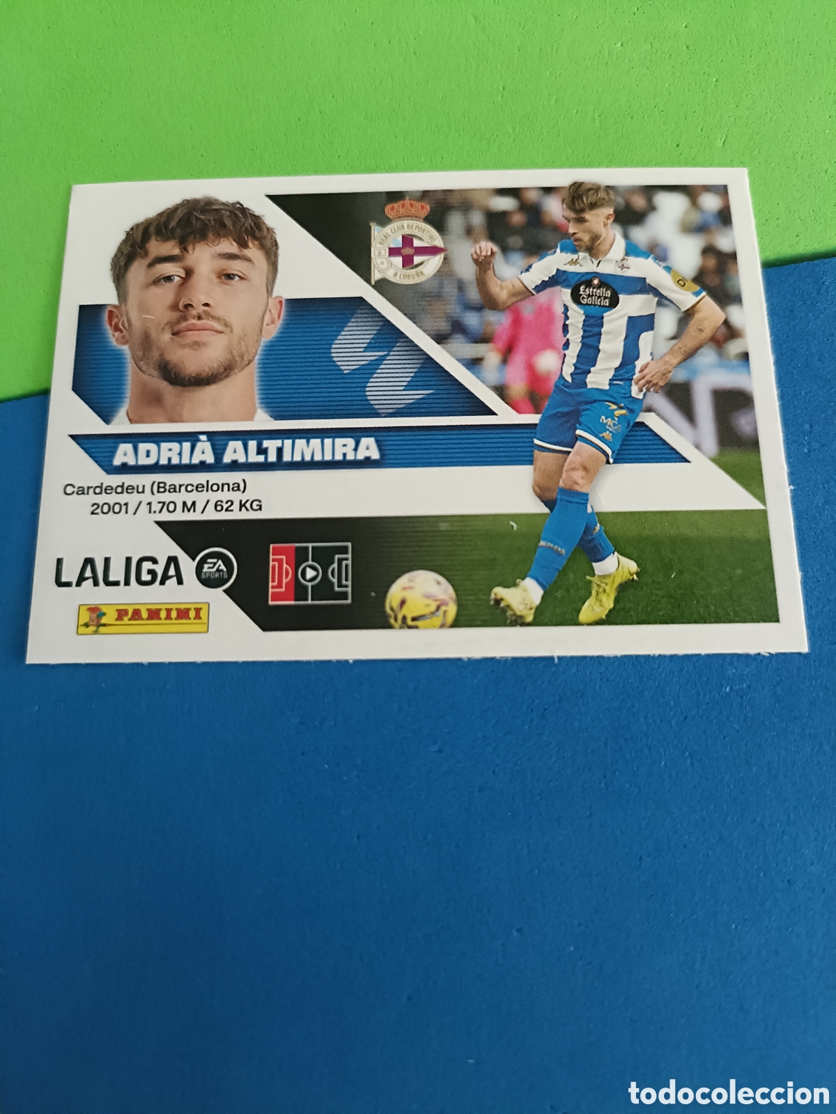 Cromos de f&uacute;tbol: Panini cromos stickers Liga este 2026 2027 26 27 - Deportivo Coru&ntilde;a 5 Altimira