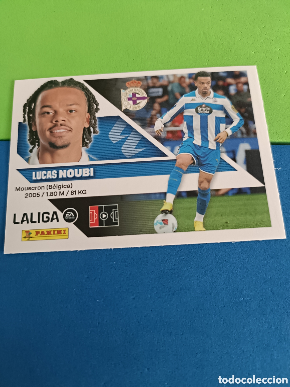 Cromos de f&uacute;tbol: Panini cromos stickers Liga este 2026 2027 26 27 - Deportivo Coru&ntilde;a 7 Noubi