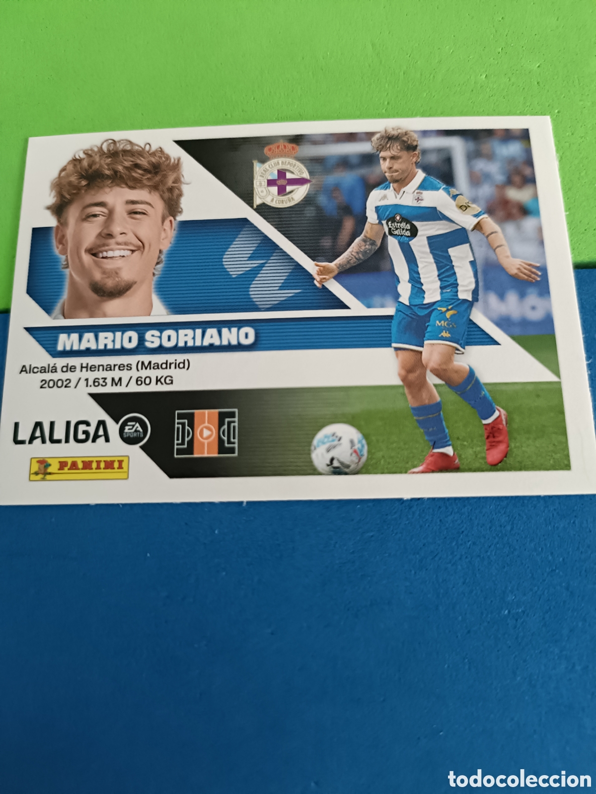 Cromos de f&uacute;tbol: Panini cromos stickers Liga este 2026 2027 26 27 - Deportivo Coru&ntilde;a 13 Mario Soriano