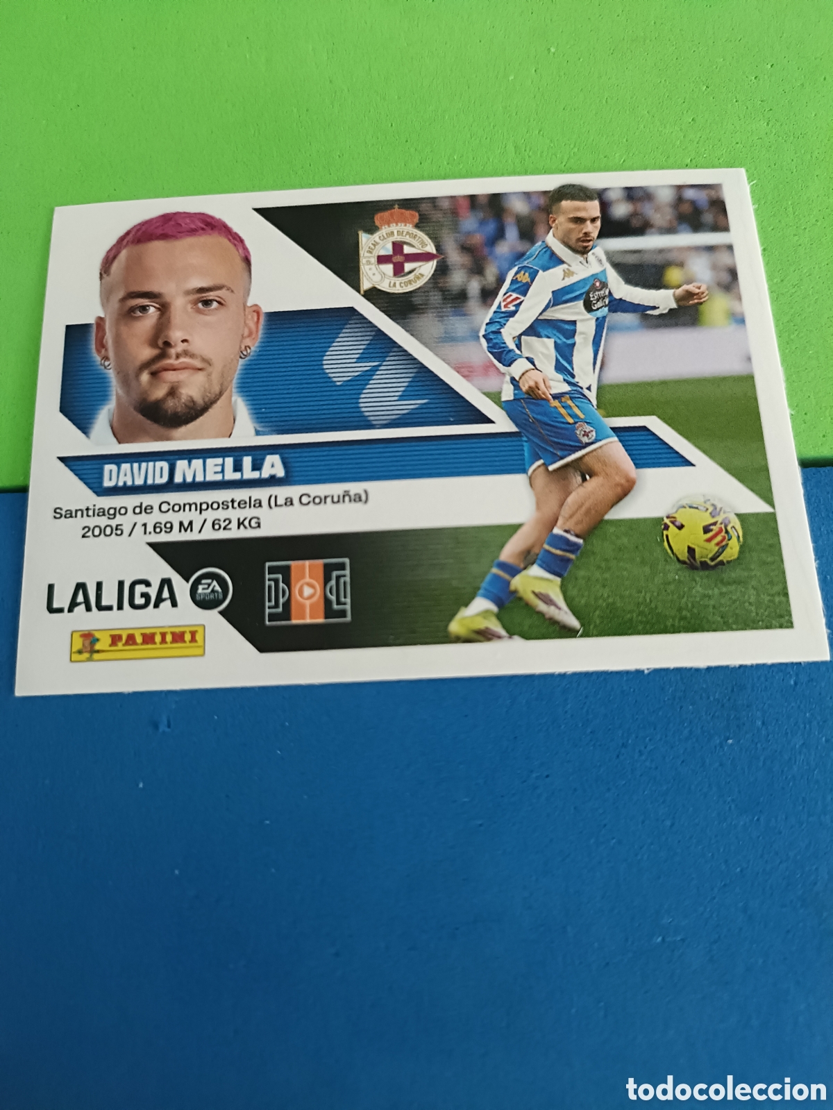 Cromos de f&uacute;tbol: Panini cromos stickers Liga este 2026 2027 26 27 - Deportivo Coru&ntilde;a 16 Mella