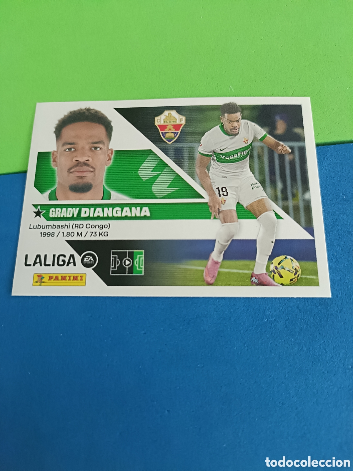 Cromos de f&uacute;tbol: Panini cromos stickers Liga este 2026 2027 26 27 - Elche 19 Diangana