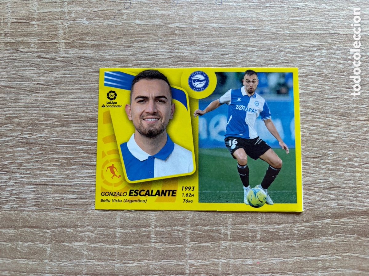 Cromos de f&uacute;tbol: 1 ESCALANTE LIGA ESTE EDICIONES ESTE 2021 2022 21 22 D. ALAV&Eacute;S MERCADO DE INVIERNO ACTUALIZACI&Oacute;N