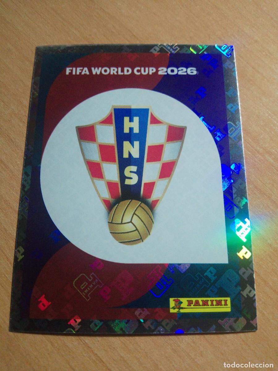 Football Stickers: CRO 1 ESCUDO DE CROACIA MUNDIAL FIFA WORLD CUP 2026 26 PANINI STICKERS NUEVO