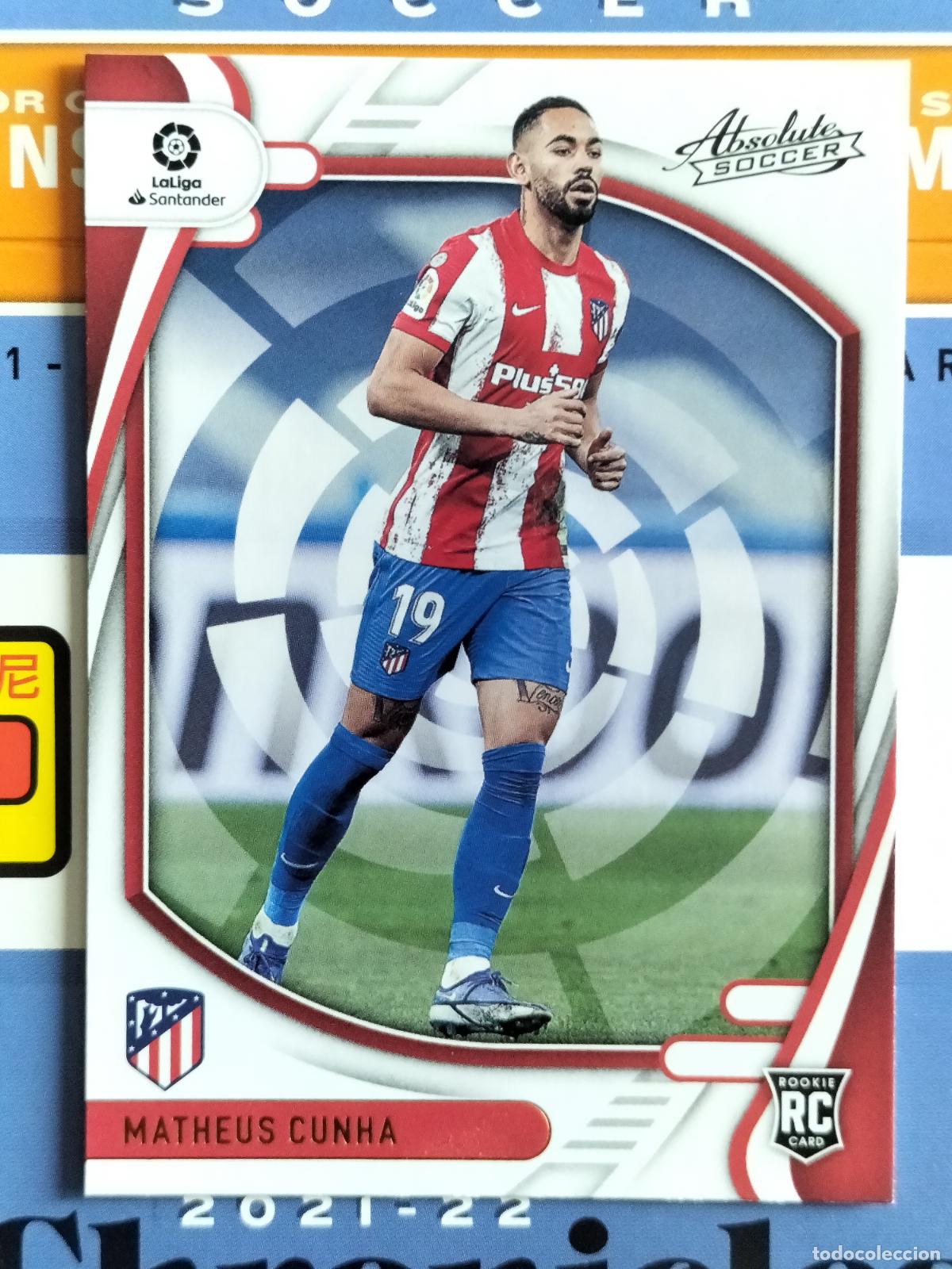 Football Stickers: N&ordm; 42 MATHEUS CUNHA RC ATLETICO DE MADRID CHRONICLES ABSOLUTE LA LIGA SOCCER 2021 2022 21 22 PANINI