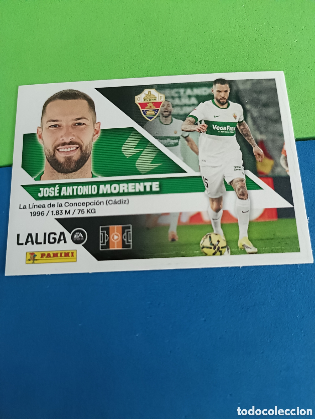 Cromos de f&uacute;tbol: Panini cromos stickers Liga este 2026 2027 26 27 - Elche 16 Morente