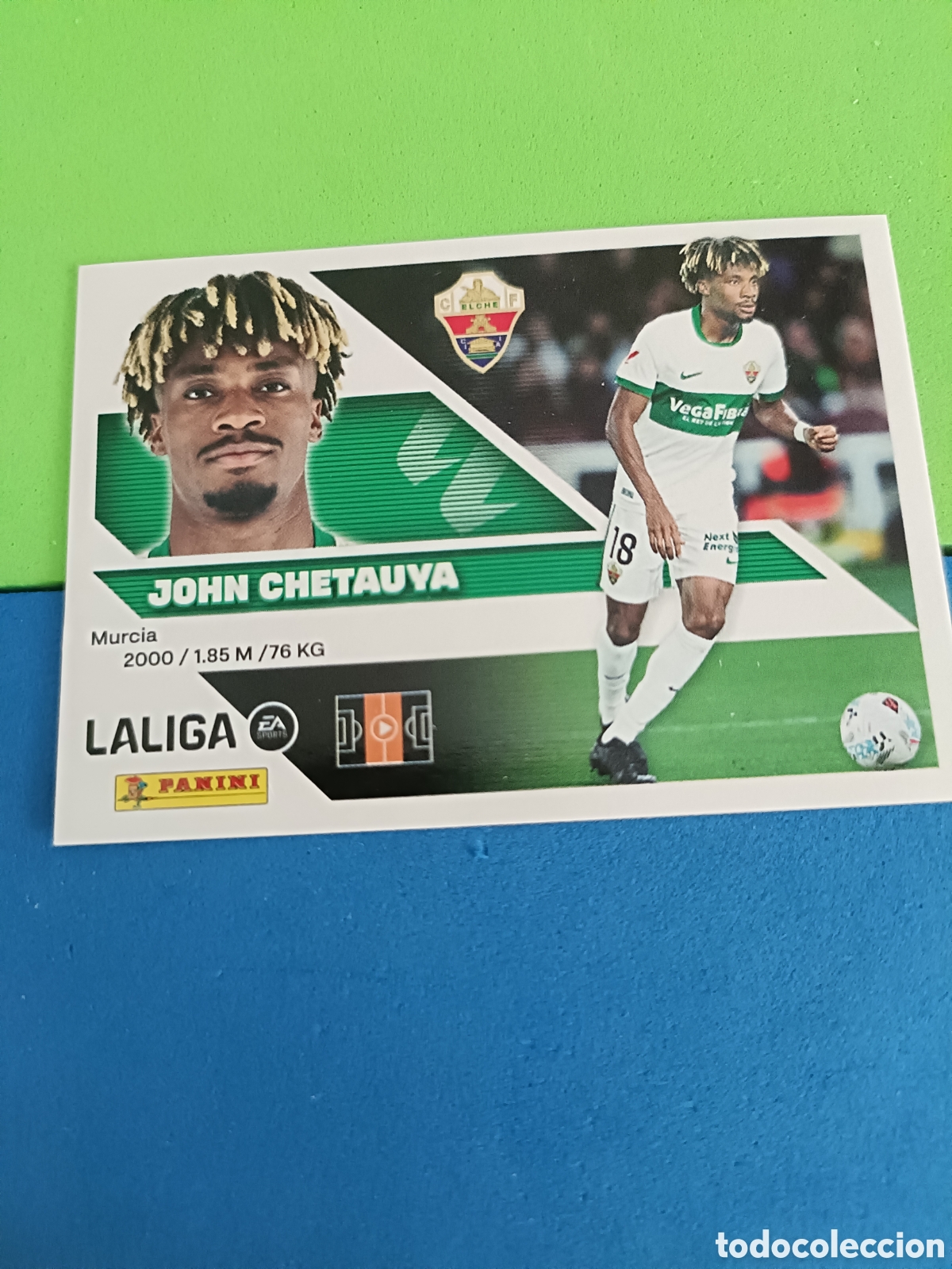 Cromos de f&uacute;tbol: Panini cromos stickers Liga este 2026 2027 26 27 - Elche 13B Chetauya