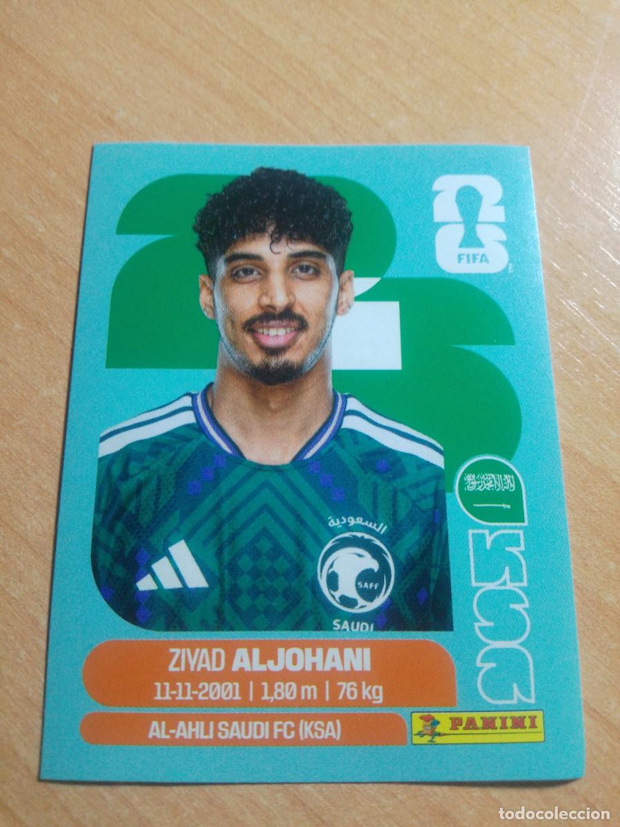 Cromos de f&uacute;tbol: KSA 10 ALJOHANI DE ARABIA SAUDI MUNDIAL FIFA WORLD CUP 2026 26 PANINI STICKERS NUEVO