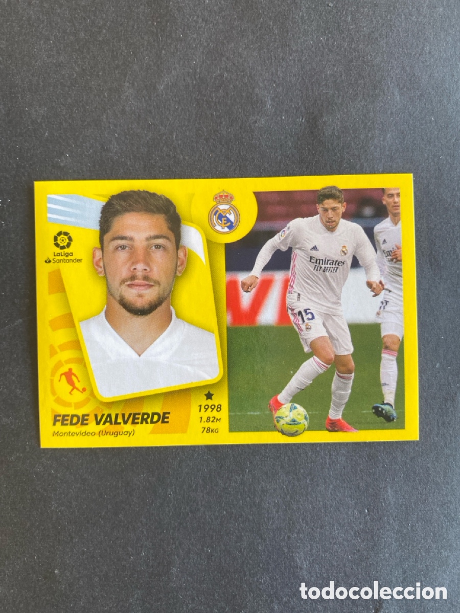 Cromos de f&uacute;tbol: Cromo liga 21/22 R Madrid N* 16A