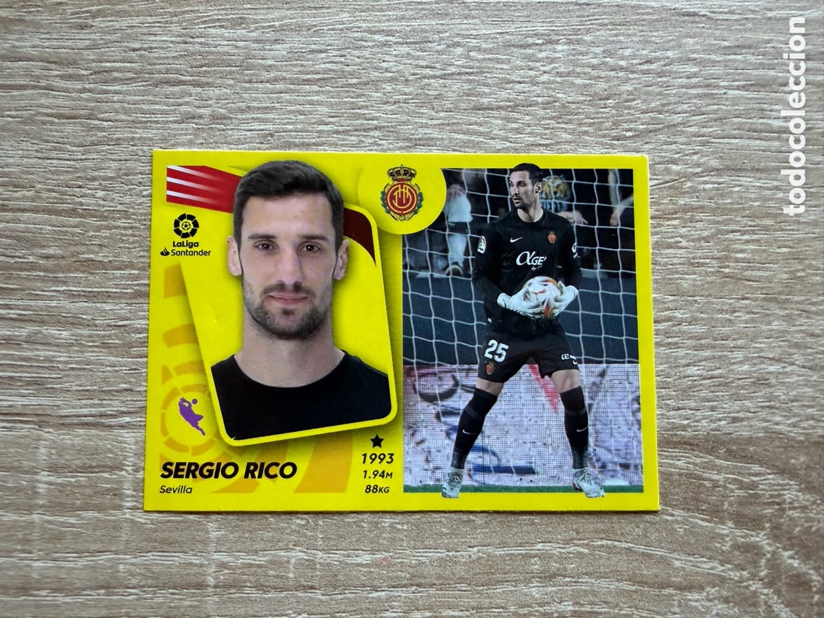 Fu&szlig;ball-Sticker: 29 SERGIO RICO LIGA ESTE EDICIONES ESTE 2021 2022 21 22 RCD MALLORCA MERCADO DE INVIERNO