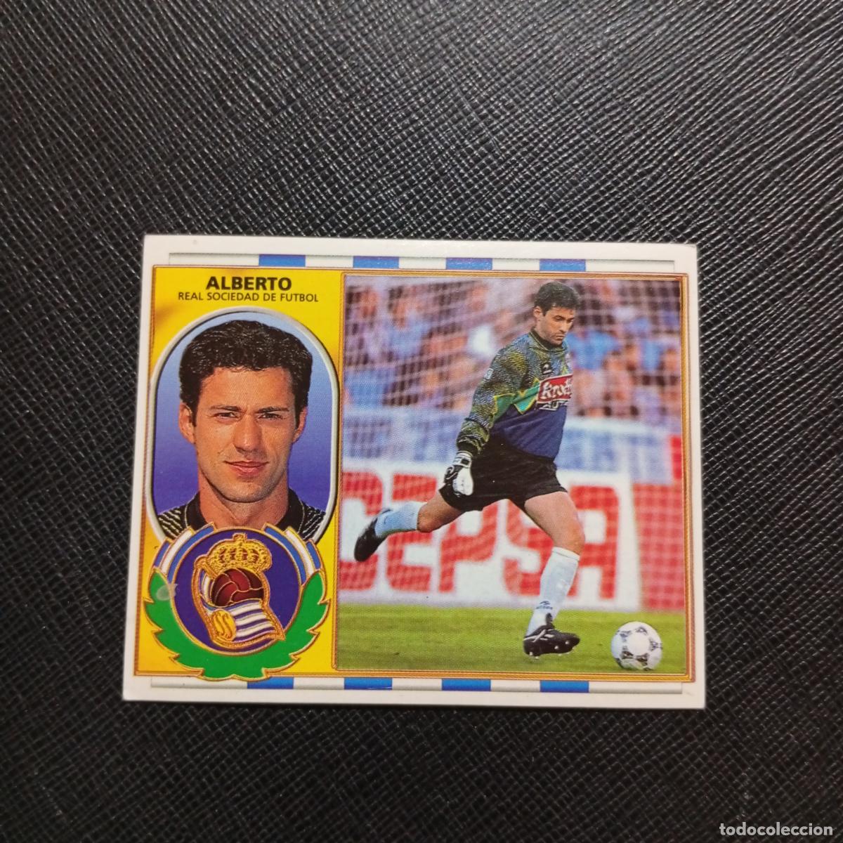 Cromos de f&uacute;tbol: ALBERTO REAL SOCIEDAD ESTE 96 97 CROMO FUTBOL 1996 1997 LIGA - SIN PEGAR - A75 PG651
