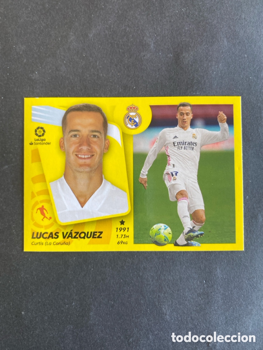 Cromos de f&uacute;tbol: Cromo liga 21/22 R Madrid N* 16B