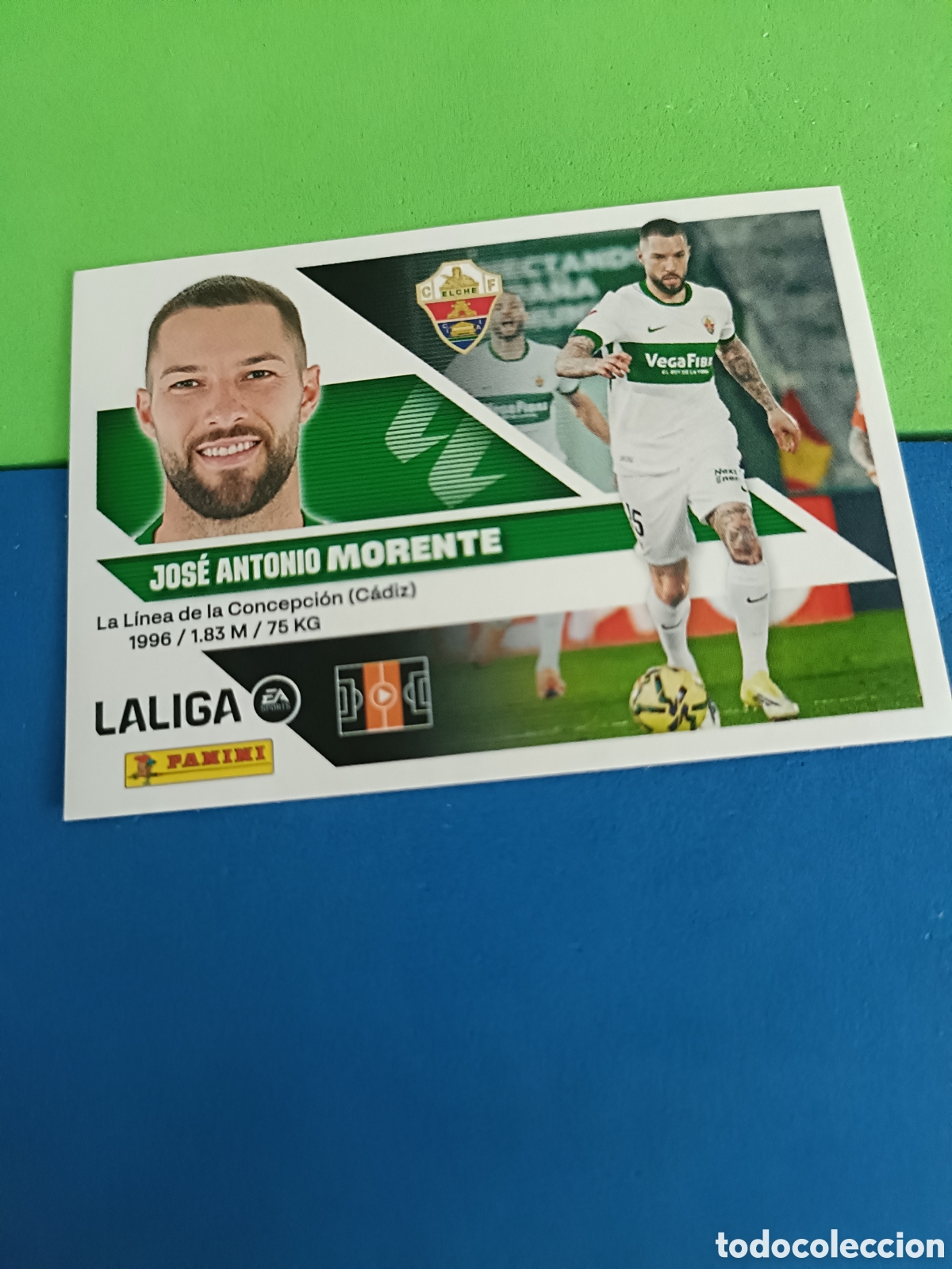 Cromos de f&uacute;tbol: Panini cromos stickers Liga este 2026 2027 26 27 - Elche 16 Morente