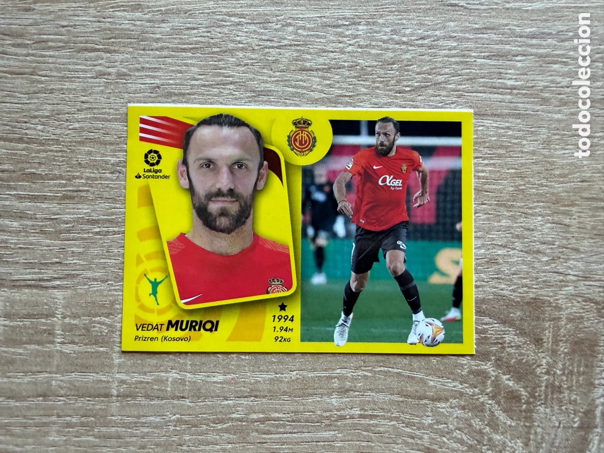 Cromos de f&uacute;tbol: 30 MURIQI LIGA ESTE EDICIONES ESTE 2021 2022 21 22 RCD MALLORCA MERCADO DE INVIERNO