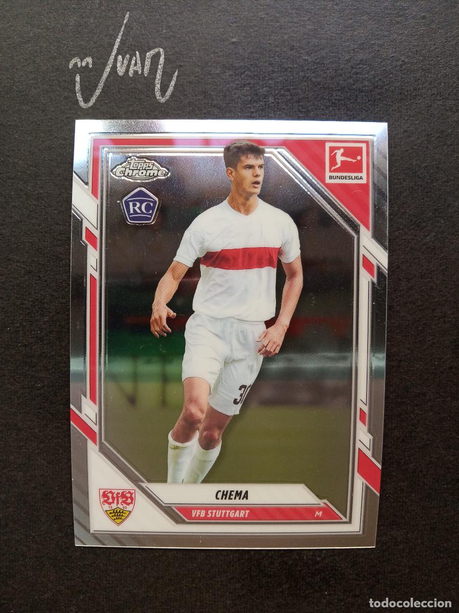 Cromos de f&uacute;tbol: N&ordm; 91 ROOKIE CHEMA ANDRES STUTTGART REAL MADRID ⚽ TOPPS &reg; CHROME BUNDESLIGA 2025 2026 25 26 NUEVO