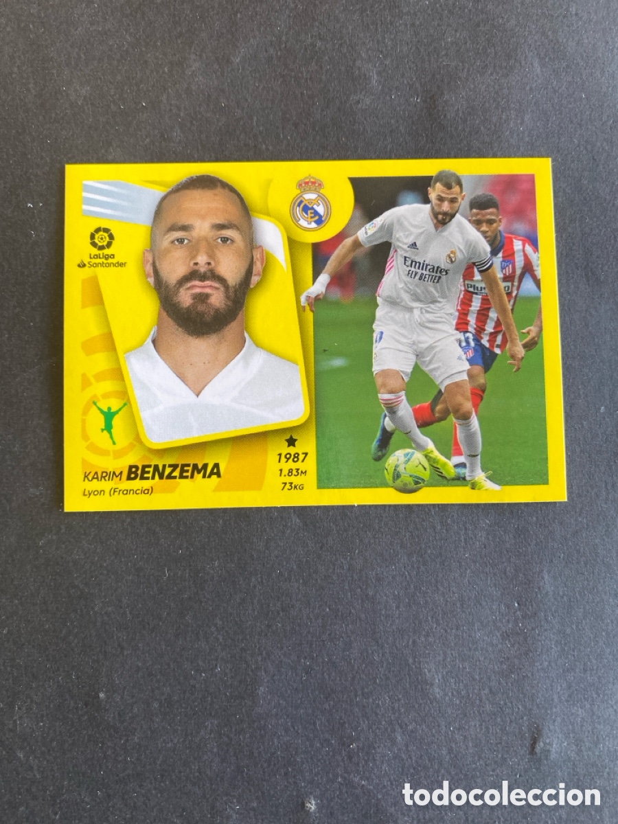 Cromos de f&uacute;tbol: Cromo liga 21/22 R Madrid N* 19