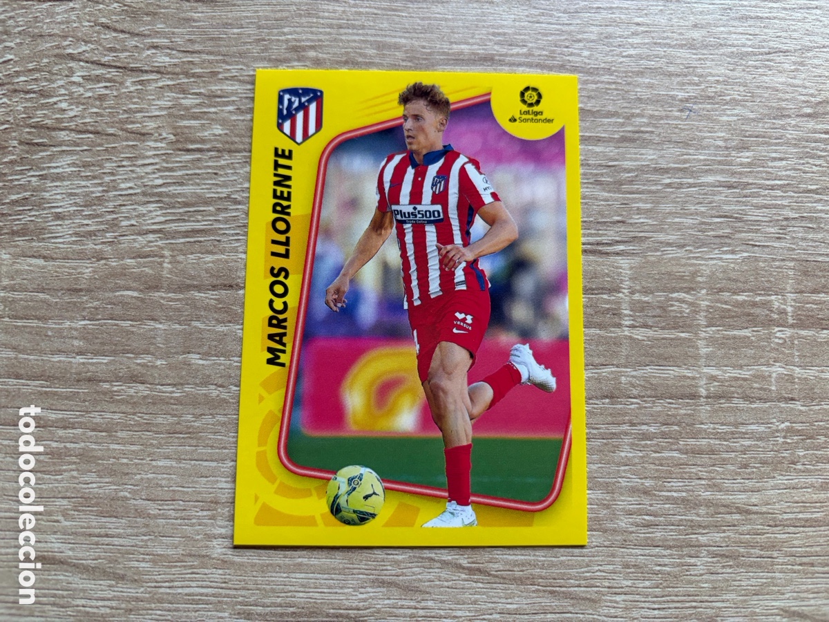 Cromos de f&uacute;tbol: 3 MARCOS LLORENTE LIGA ESTE EDICIONES ESTE 2021 2022 21 22 ATL&Eacute;TICO DE MADRID
