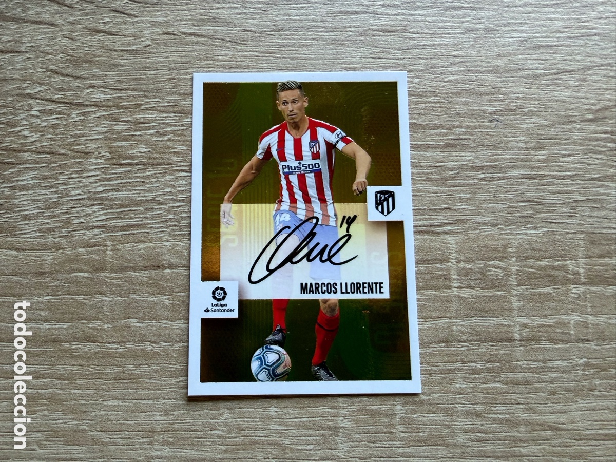 Cromos de f&uacute;tbol: 15 MARCOS LLORENTE LIGA ESTE EDICIONES ESTE 2020 2021 20 21 ATL&Eacute;TICO DE MADRID SERIE 10