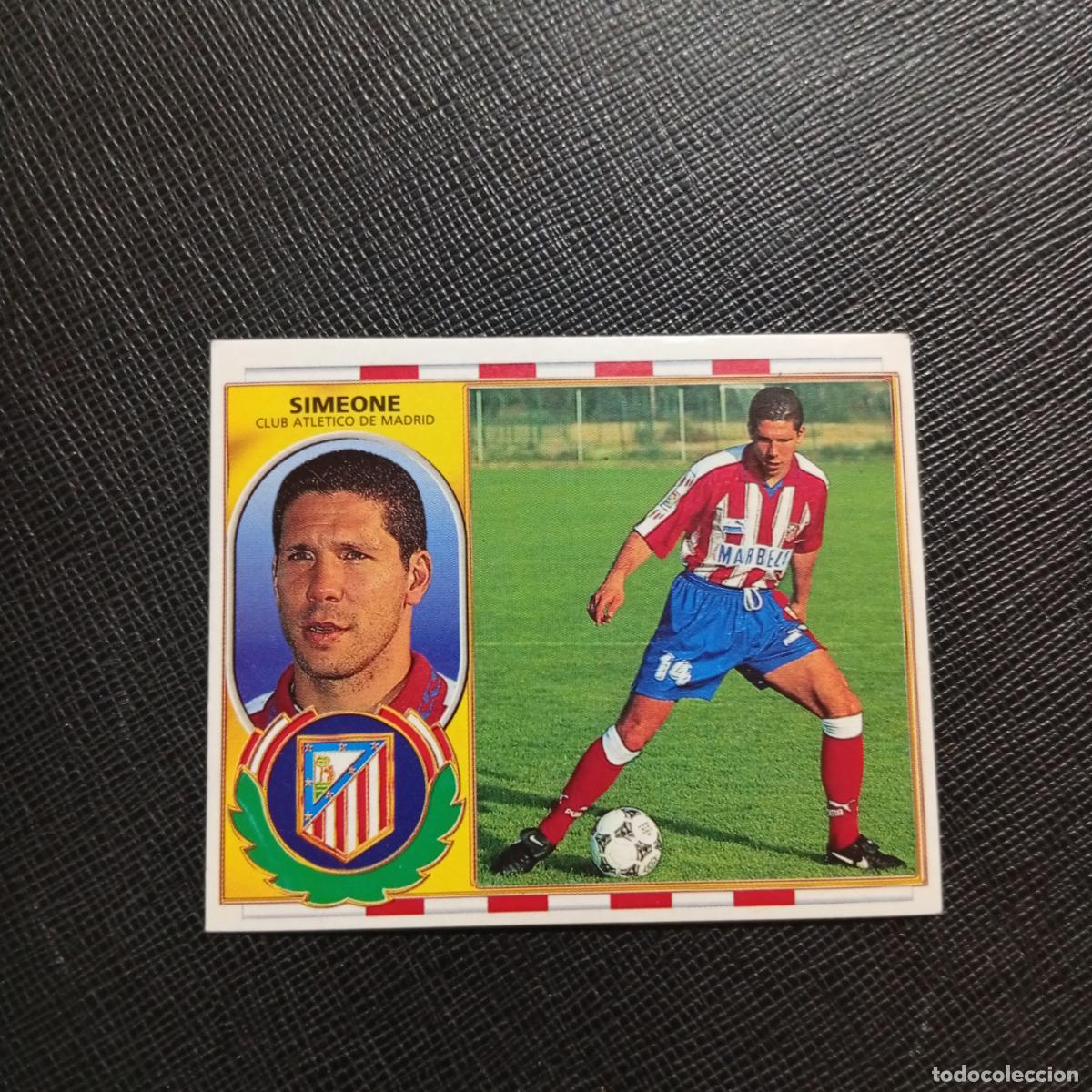 Cromos de f&uacute;tbol: SIMEONE AT MADRID ESTE 96 97 CROMO FUTBOL 1996 1997 LIGA - SIN PEGAR - A75 PG660