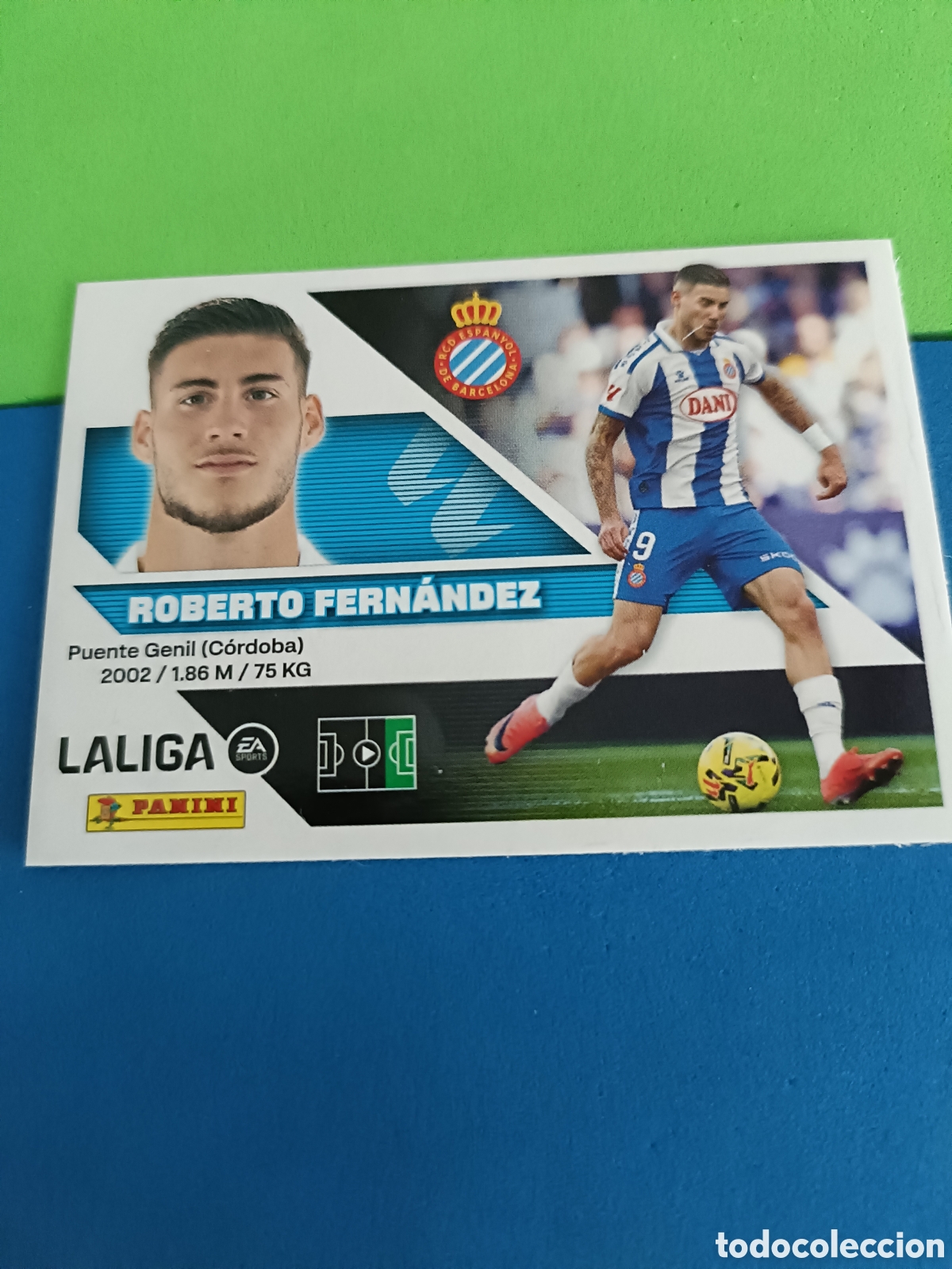 Cromos de f&uacute;tbol: Panini cromos stickers Liga este 2026 2027 26 27 - Espa&ntilde;ol 20 Roberto Fern&aacute;ndez