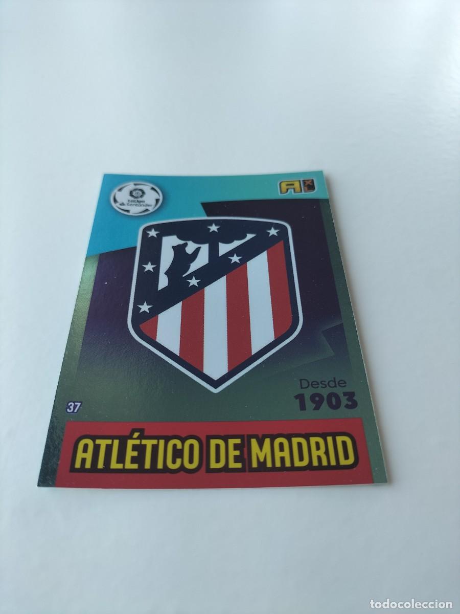 Fu&szlig;ball-Sticker: 1 CROMO FICHA PANINI ADRENALYN TEMPORADA 20-21 2020-2021 ATL&Eacute;TICO MADRID 37 ESCUDO