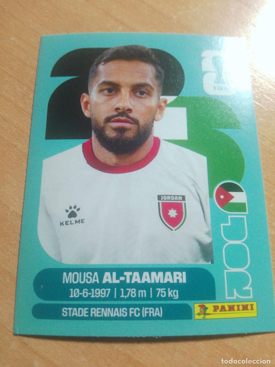 Cromos de f&uacute;tbol: JOR 15 MOUSA AL-TAAMARI JORDANIA MUNDIAL FIFA WORLD CUP 2026 26 PANINI STICKERS NUEVO