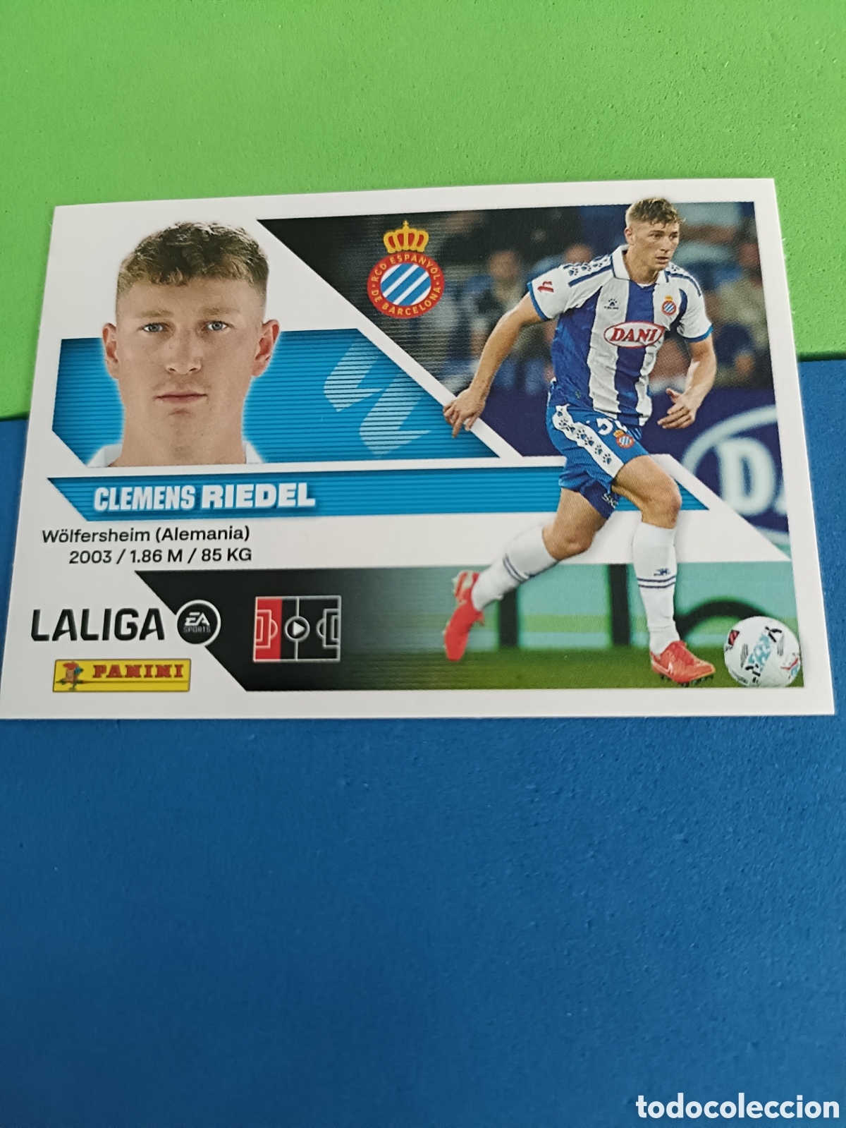 Cromos de f&uacute;tbol: Panini cromos stickers Liga este 2026 2027 26 27 - Espa&ntilde;ol 7 Riedel