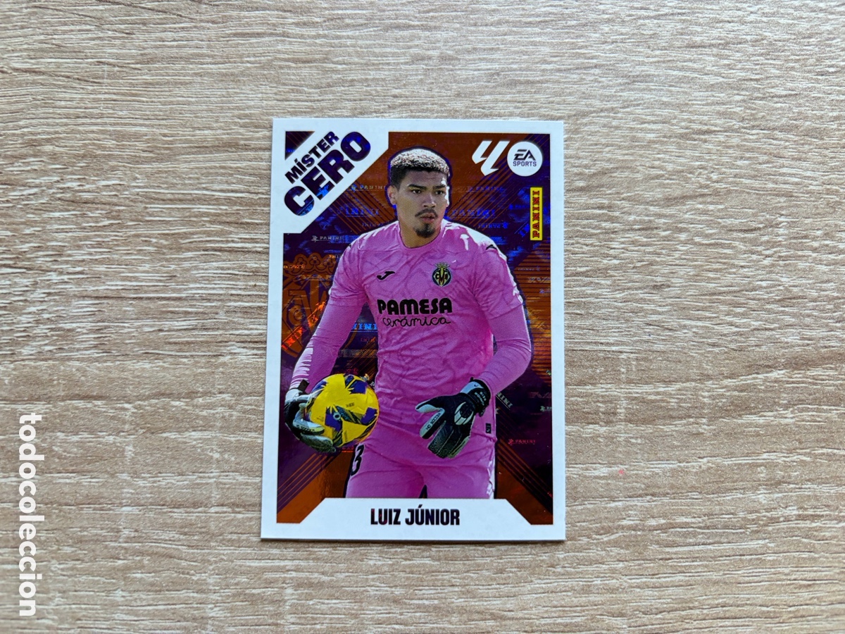 Fu&szlig;ball-Sticker: 6 LUIZ J&Uacute;NIOR LIGA ESTE EDICIONES ESTE 2025 2026 25 26 VILLARREAL CF M&Iacute;STER CERO