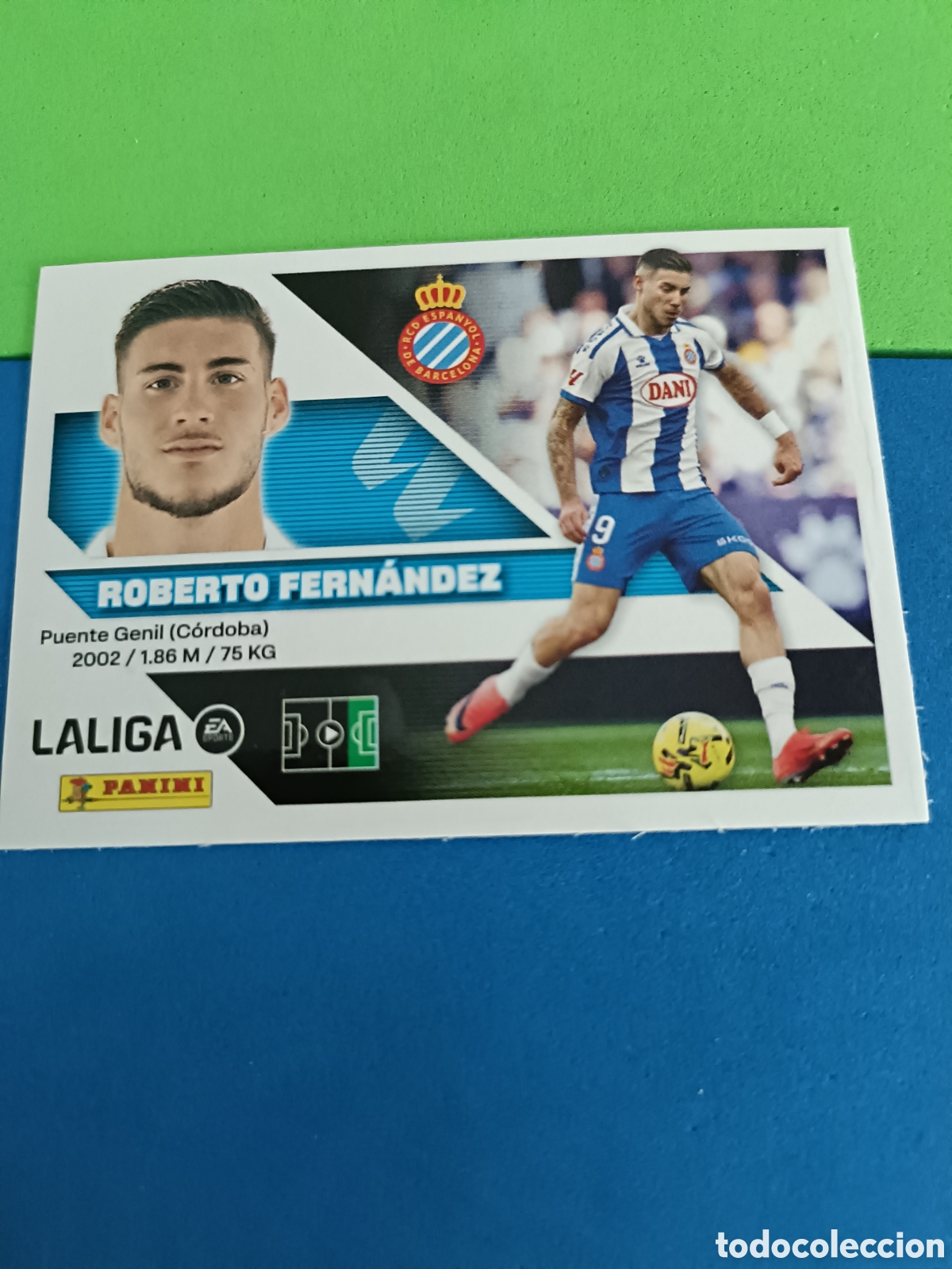 Fu&szlig;ball-Sticker: Panini cromos stickers Liga este 2026 2027 26 27 - Espa&ntilde;ol 20 Roberto Fern&aacute;ndez