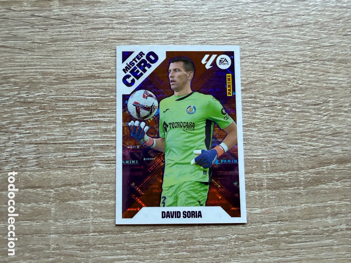Fu&szlig;ball-Sticker: 3 DAVID SORIA LIGA ESTE EDICIONES ESTE 2025 2026 25 26 GETAFE CF M&Iacute;STER CERO