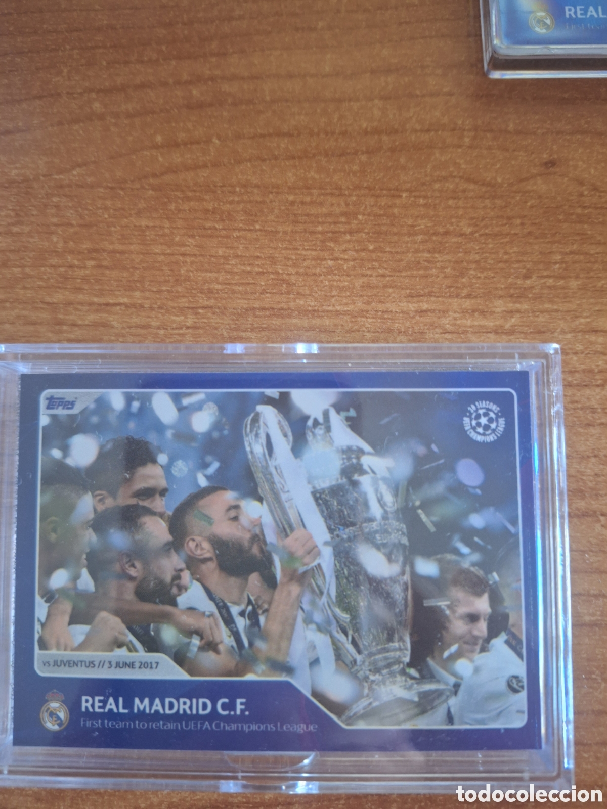 Cromos de f&uacute;tbol: Cromo oficial de la colecci&oacute;n Topps UEFA Champions League &rdquo;Celebraci&oacute;n de 30 Temporadas&rdquo;. N&uacute;mero 41