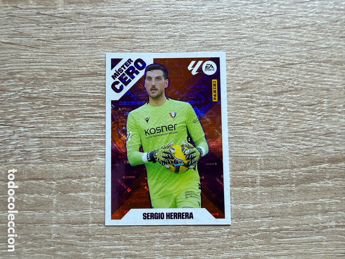 Cromos de f&uacute;tbol: 11 SERGIO HERRERA LIGA ESTE EDICIONES ESTE 2025 2026 25 26 CA OSASUNA M&Iacute;STER CERO