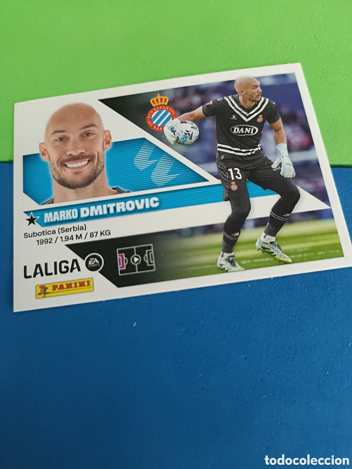 Figurine di Calcio: Panini cromos stickers Liga este 2026 2027 26 27 - Espa&ntilde;ol 3 Dmitrovic