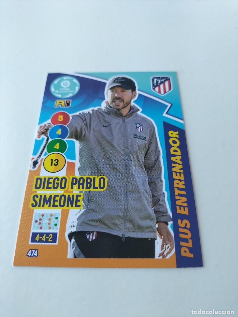 Figurine di Calcio: 1 CROMO FICHA PANINI ADRENALYN TEMPORADA 20-21 2020-2021 ATL&Eacute;TICO MADRID 474 SIMEONE ( ENTRENADOR
