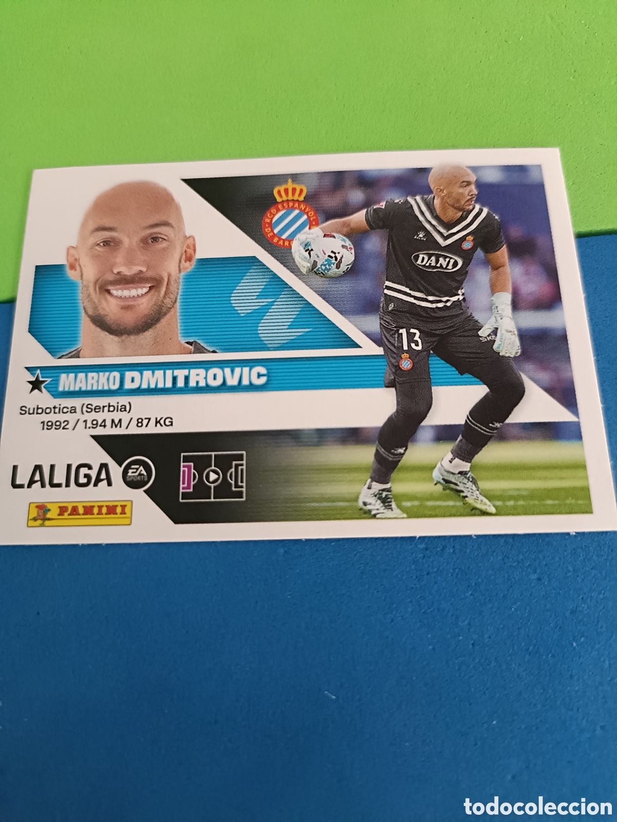 Figurine di Calcio: Panini cromos stickers Liga este 2026 2027 26 27 - Espa&ntilde;ol 3 Dmitrovic