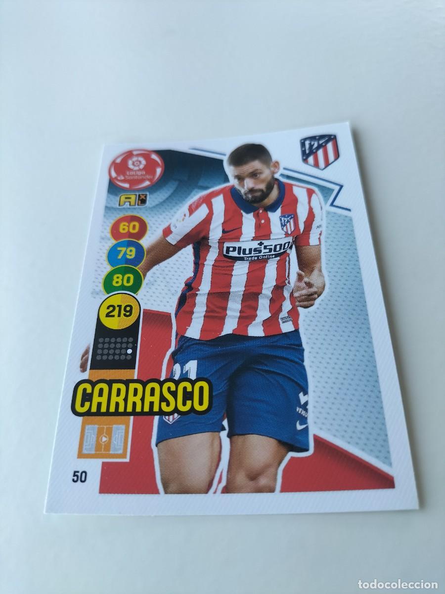 Fu&szlig;ball-Sticker: 1 CROMO FICHA PANINI ADRENALYN TEMPORADA 20-21 2020-2021 ATL&Eacute;TICO MADRID 50 CARRASCO
