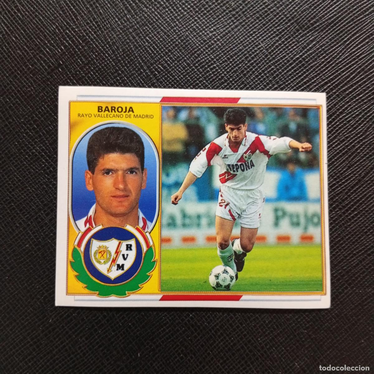 Football Stickers: BAROJA RAYO VALLECANO ESTE 96 97 CROMO FUTBOL 1996 1997 LIGA - SIN PEGAR - A88 PG15 BAJA