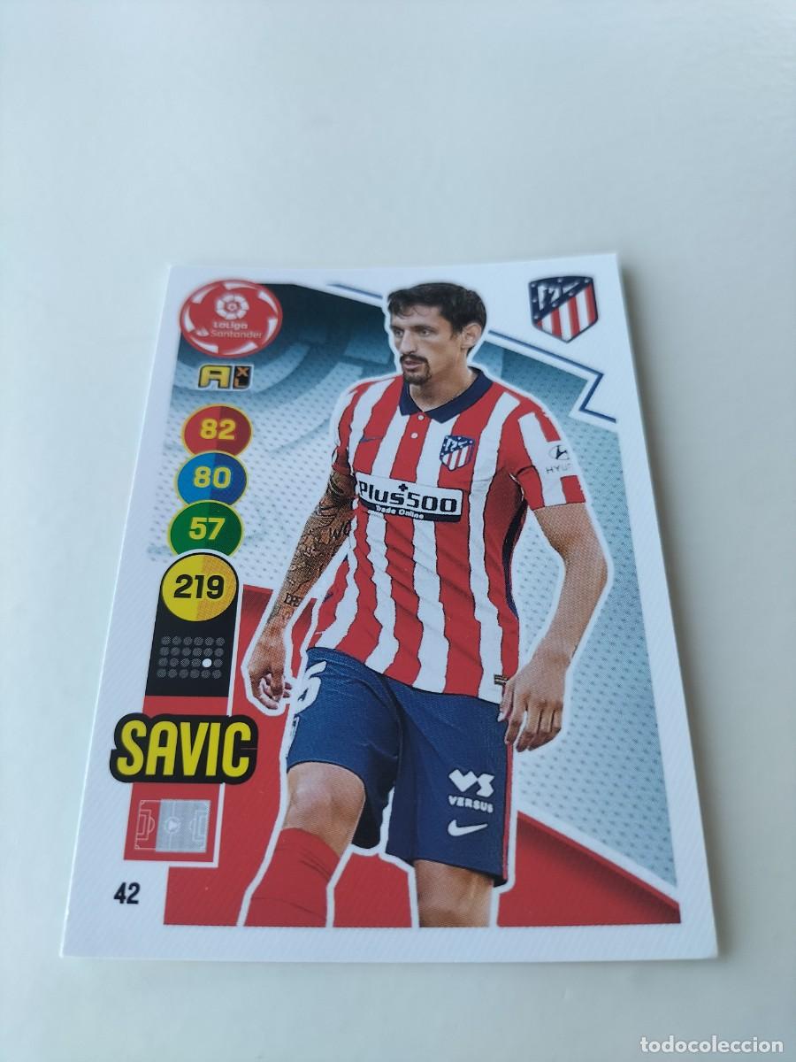 Cartes &agrave; collectionner de Football: 1 CROMO FICHA PANINI ADRENALYN TEMPORADA 20-21 2020-2021 ATL&Eacute;TICO MADRID 42 SAVIC