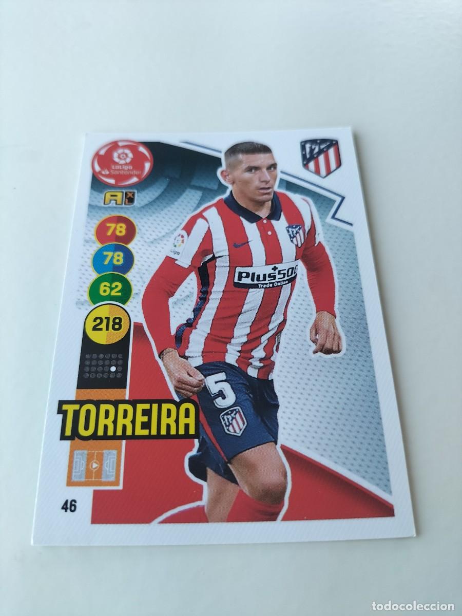 Football Stickers: 1 CROMO FICHA PANINI ADRENALYN TEMPORADA 20-21 2020-2021 ATL&Eacute;TICO MADRID 46 TORREIRA