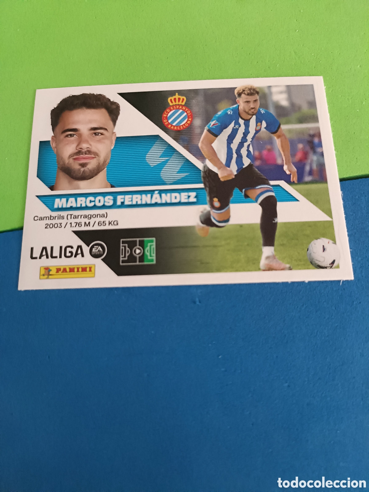 Football Stickers: Panini cromos stickers Liga este 2026 2027 26 27 - Espa&ntilde;ol 15 Marcos Fern&aacute;ndez