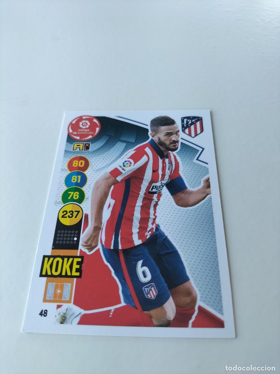 Football Stickers: 1 CROMO FICHA PANINI ADRENALYN TEMPORADA 20-21 2020-2021 ATL&Eacute;TICO MADRID 48 KOKE