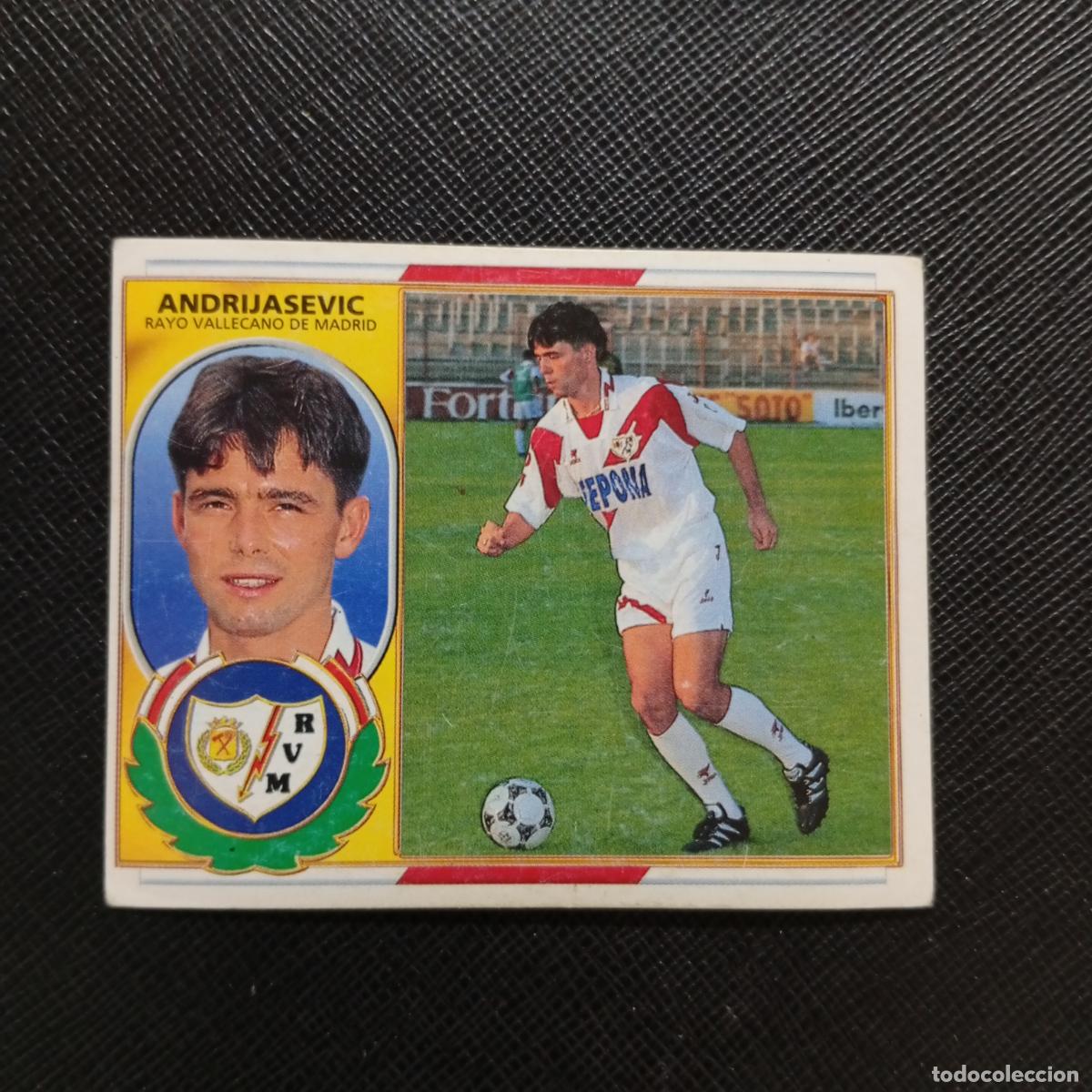 Cromos de f&uacute;tbol: ANDRIJASEVIC RAYO VALLECANO ESTE 96 97 CROMO FUTBOL 1996 1997 LIGA - SIN PEGAR - A88 PG22