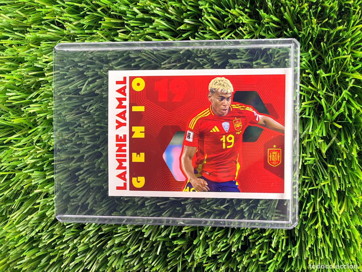 Cromos de f&uacute;tbol: N&ordm; 71 Lamine Yamal Genio Carrefour Espa&ntilde;a 2026
