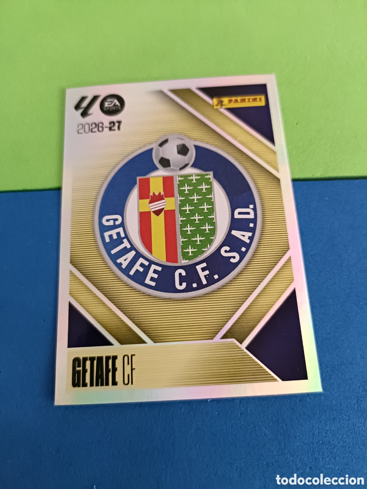 Cromos de f&uacute;tbol: Panini cromos stickers Liga este 2026 2027 26 27 - Getafe 1 Escudo