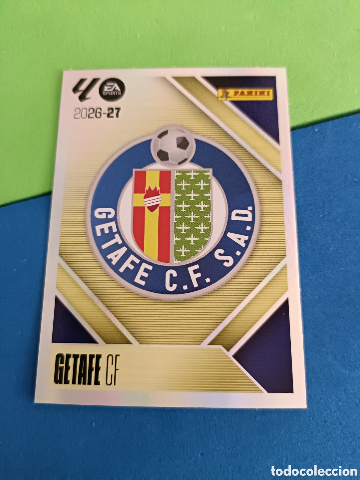 Cromos de f&uacute;tbol: Panini cromos stickers Liga este 2026 2027 26 27 - Getafe 1 Escudo