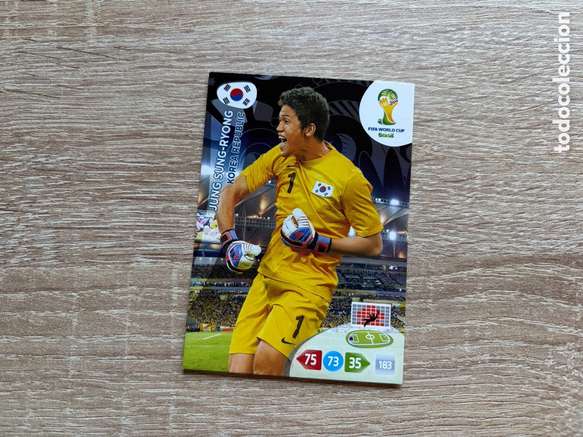 Cromos de f&uacute;tbol: JUNG SUNG-RYONG PANINI ADRENALYN XL FIFA WORLD CUP BRASIL 2014 KOREA REPUBLIC