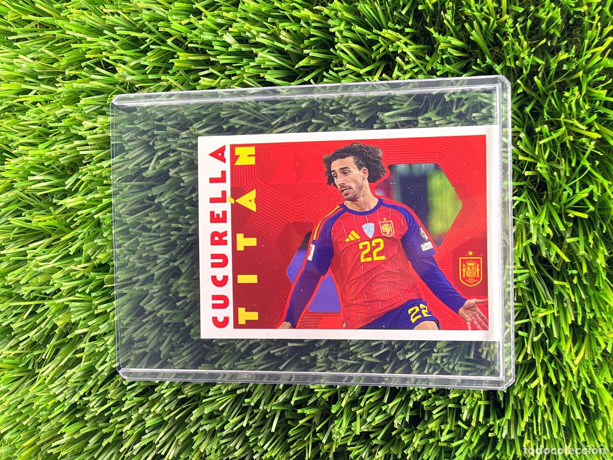 Cromos de f&uacute;tbol: N&ordm; 67 Cucurella Tit&aacute;n Carrefour Espa&ntilde;a 2026