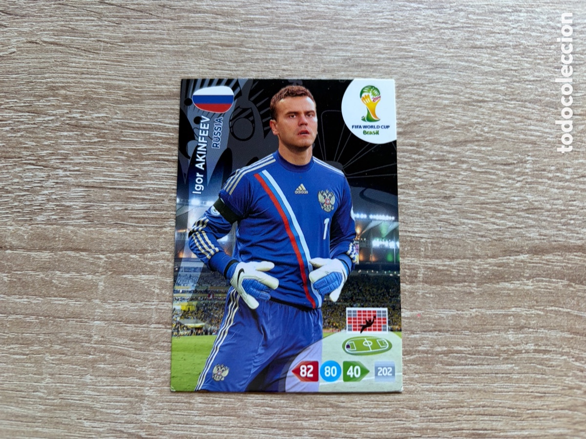 Cromos de f&uacute;tbol: IGOR AKINFEEV PANINI ADRENALYN XL FIFA WORLD CUP BRASIL 2014 RUSSIA