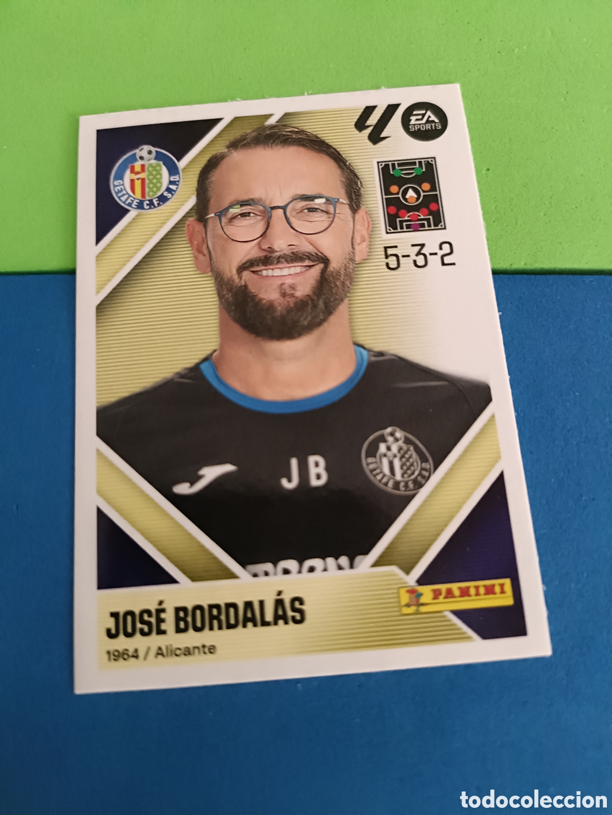 Cromos de f&uacute;tbol: Panini cromos stickers Liga este 2026 2027 26 27 - Getafe entrenador 2 Bordalas