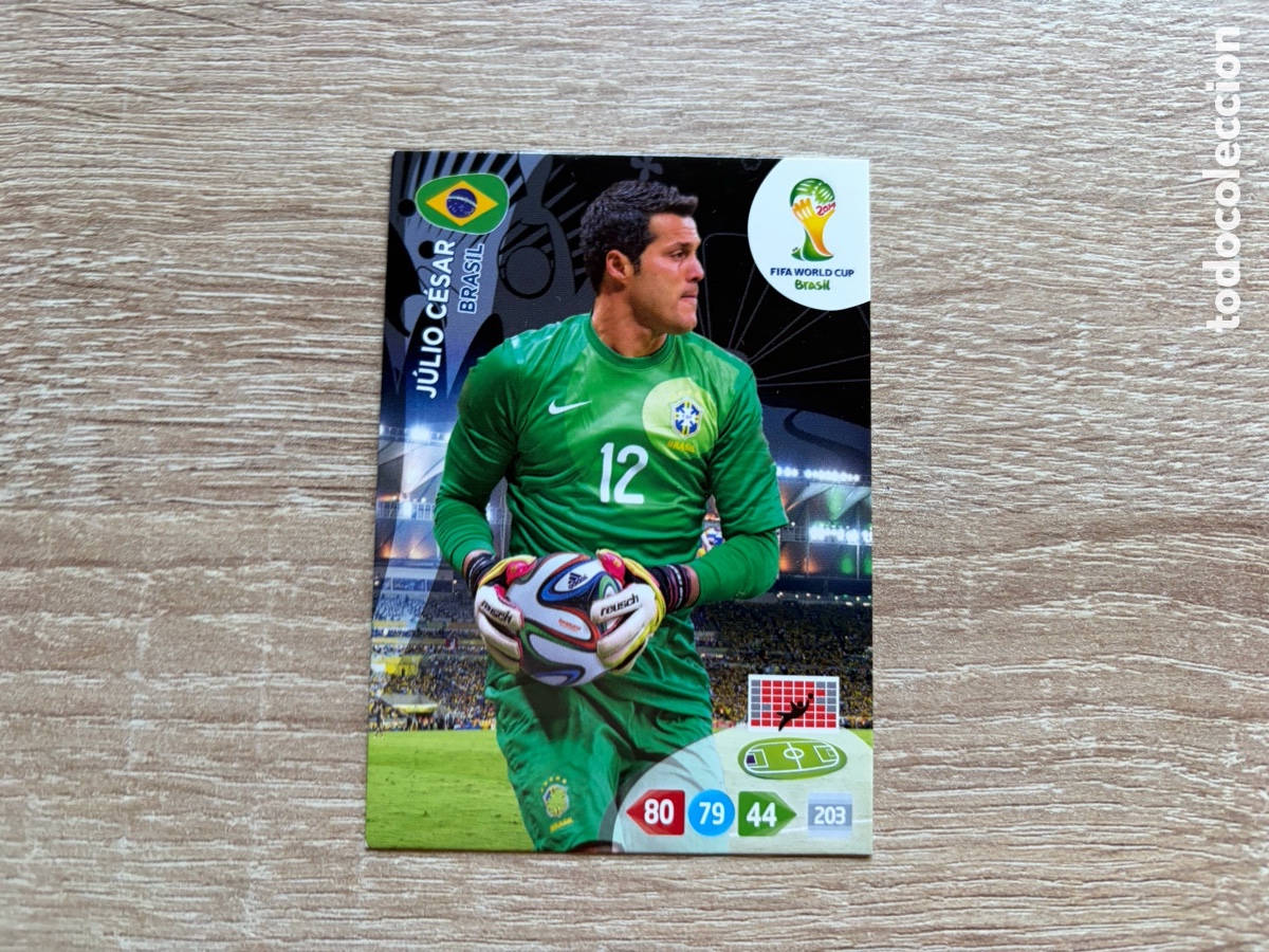 Fu&szlig;ball-Sticker: J&Uacute;LIO C&Eacute;SAR PANINI ADRENALYN XL FIFA WORLD CUP BRASIL 2014 BRASIL